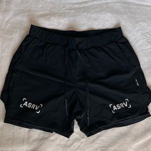 ASRV Tetra-Lite 5” Liner Short Black Large